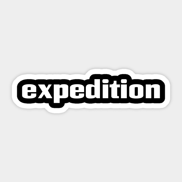Expedition Sticker by ProjectX23Red